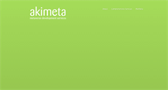 Desktop Screenshot of akimeta.com